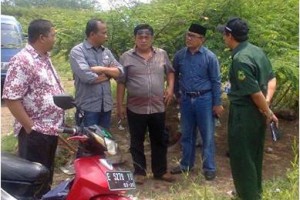 Komisi III DPRD Kuningan saat sidak galian C